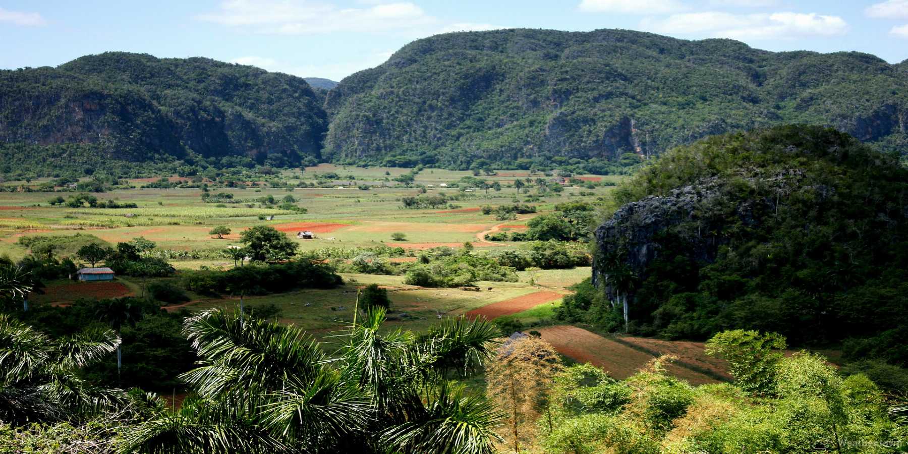 Разносторонняя долина Виньялес на Кубе